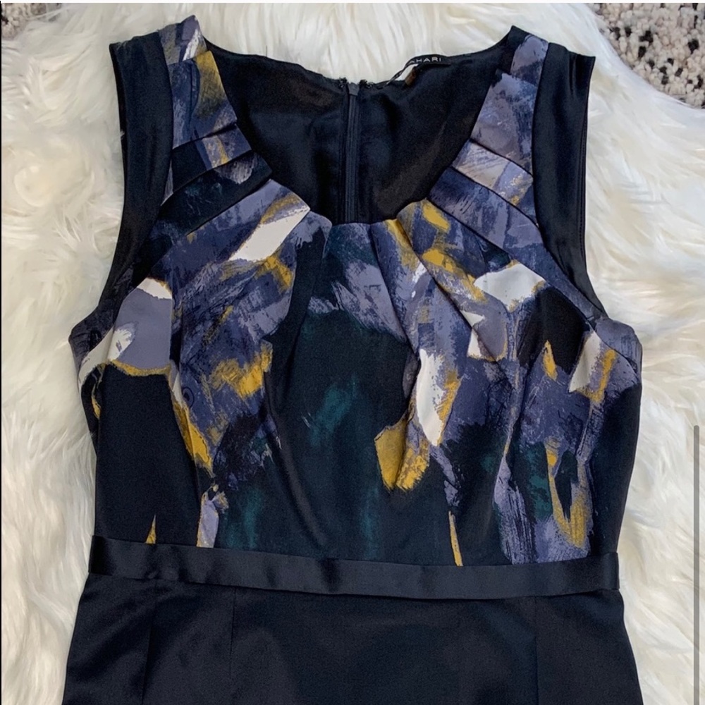 🆕 Ellie Tahari Watercolor Midi Dress